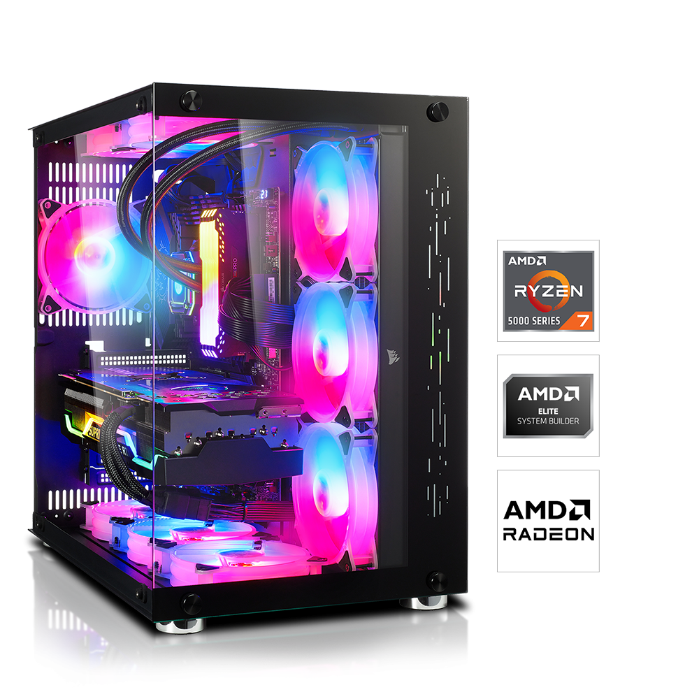 PC Gamer Wave V1 avec boîtier bois assemblé à Genève – Ryzen 7 7800X3D et RTX 5070 Ti